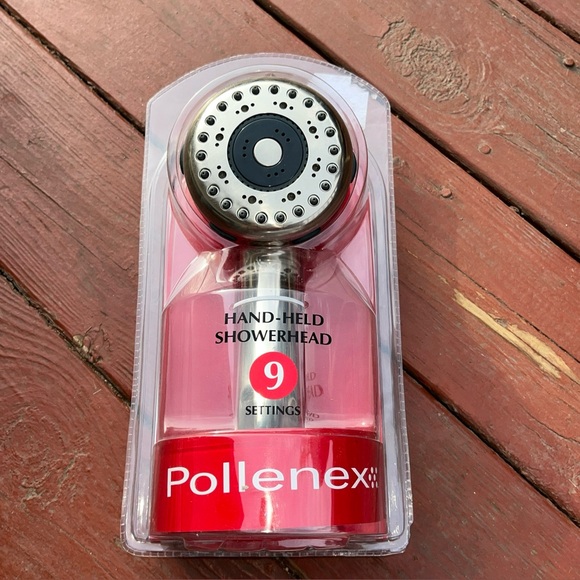 Pollenex Nine Settings Hand-Held Shower Head New In Original Packaging - Picture 1 of 10